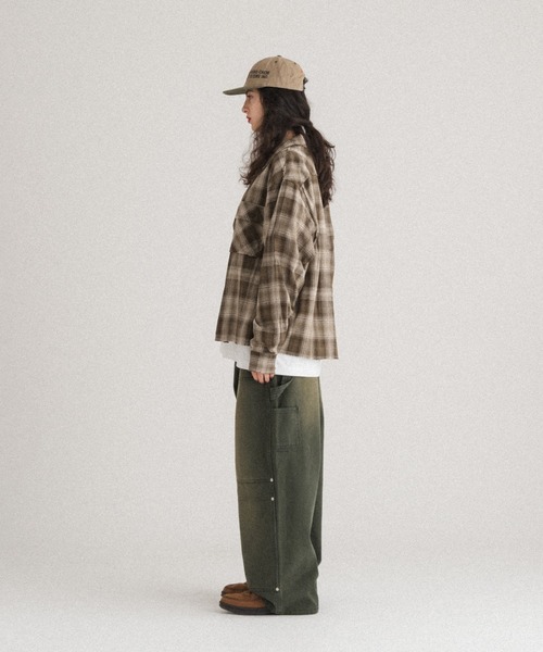 「WISH FOR EVER」 長袖シャツ LARGE ブラック メンズ_画像9