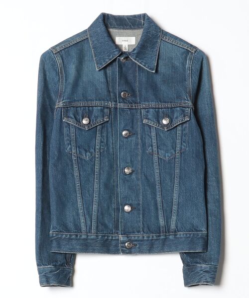 HYKE デニムジャケット【美品】Type2 Size2 レディースジージャン HYKE（ハイク） デニムジャケット 2 ブルー レディース : ZOZOTOWN
