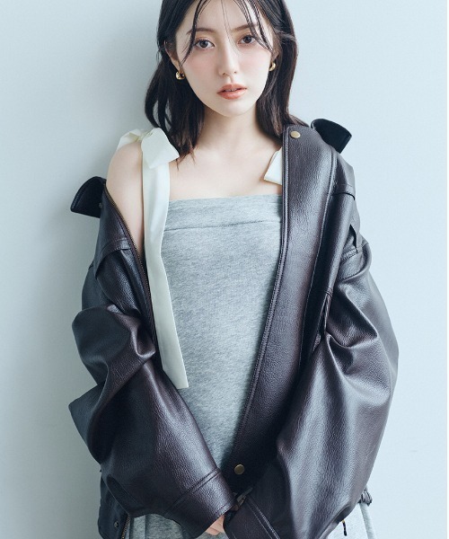 SNIDEL（スナイデル） ブルゾン アウター ステンカラーバリエブルゾン