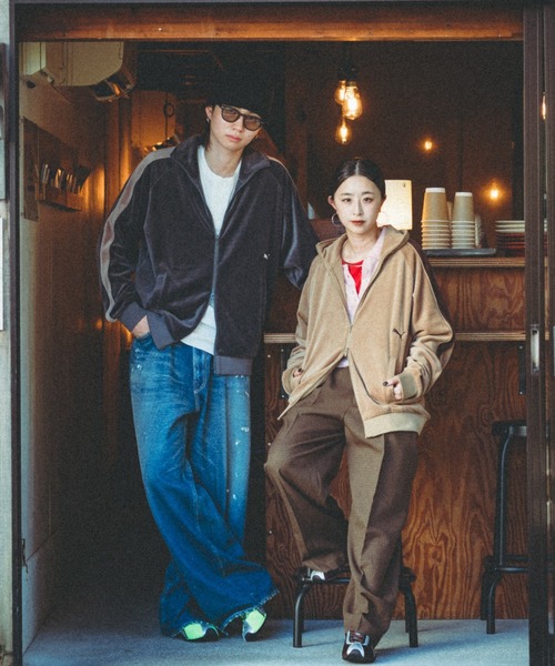 PUMA（プーマ） ジャージ 別注 T7 ベロアトラックジャケット