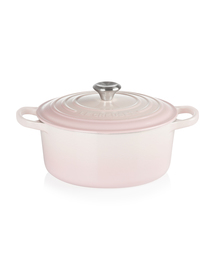 LE CREUSET シグニチャー ココット・ロンド 22cm シグニチャー ココット・ロンド 22cm メレンゲ (シルバーツマミ