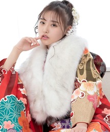 美品　ファー　ショール Amazon | [JINPIN] レディース フェイクファーショール ファー