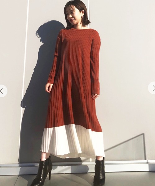 無料長期保証 ワンピース バイカラーニットワンピース Zozotown Paypayモール店 通販 Paypayモール 開店祝い Www Doctor Plan Com