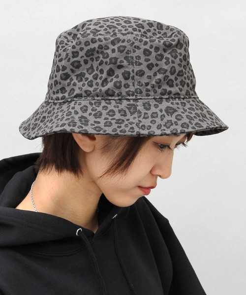 A.M.S. 帽子 ハット HIDETRADING PRODUCT / レオパード バケット