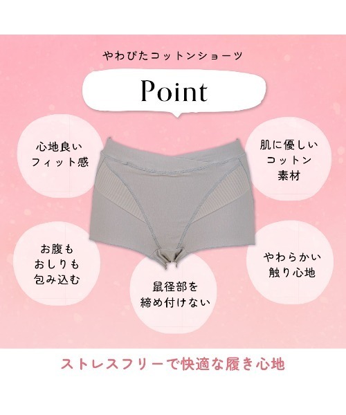 コットンピケショーツ ショーツ レディース 綿100% オーガニックコットン オーガニック