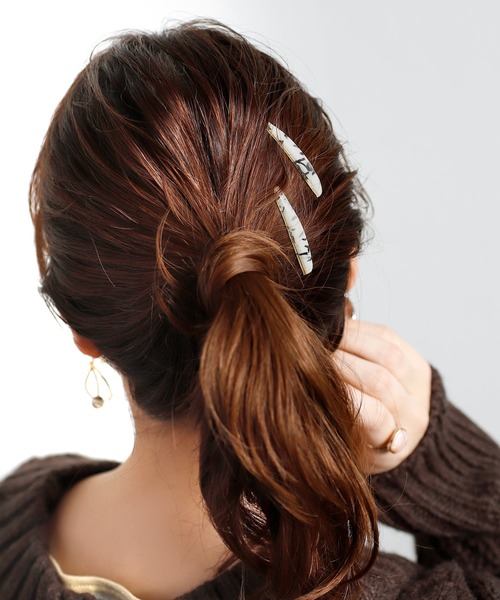 ANEMONE（アネモネ） ヘアピン マーブルヘアピン「2本セット