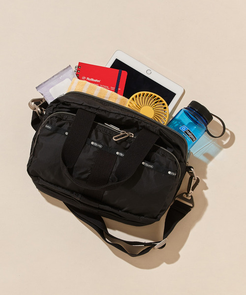 LeSportsac ショルダーバッグ バッグ METRO CONVERTIBLE ブラックC