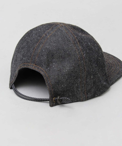 Basiquenti キャップ 帽子 日本製生地 バナナデニム ソフトつば