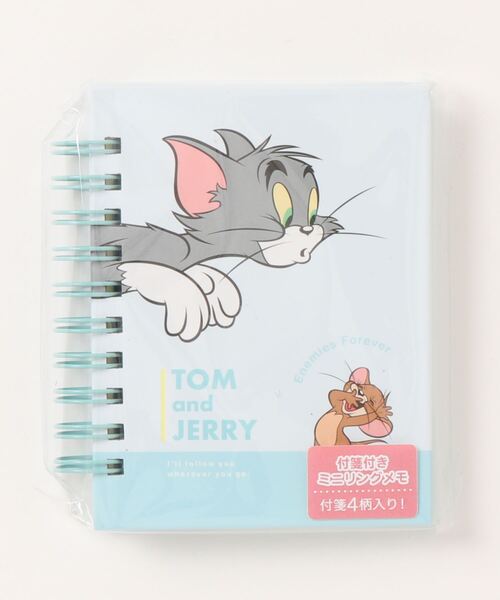 手帳 【公式】トムとジェリー 付箋付きミニリングメモ : ZOZOTOWN