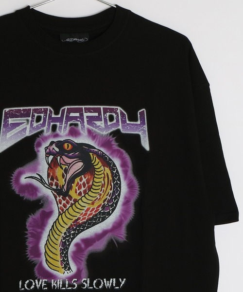 Ed Hardy tシャツ オーバーサイズ グラフィック 半袖Tシャツ