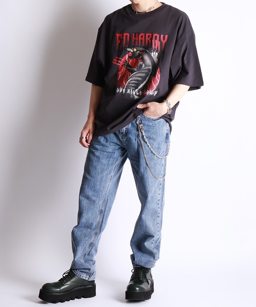 Ed Hardy ラブイズギャンブル Tシャツ Mサイズ ブラック edh-2401-1.jpg