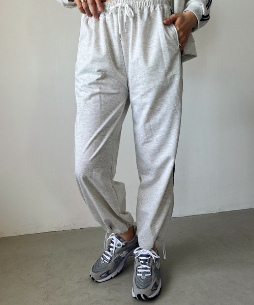 CLEA パーカー 「2点SET」ダブルラインスウェットセットアップ