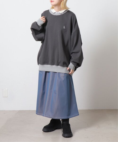 DOUBLE NAME（ダブルネーム） スカート グロッシーウエストギャザー