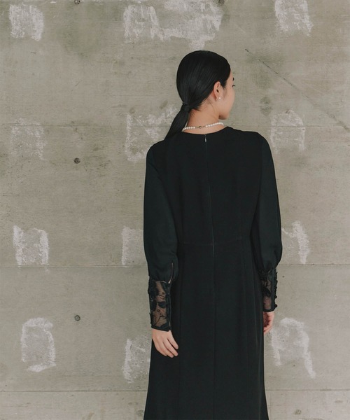 kaene（カエン） セットアップ エンブロイダリースリーブドレス