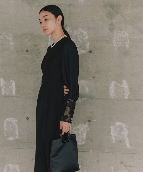 kaene（カエン） セットアップ エンブロイダリースリーブドレス