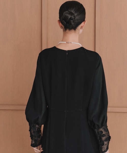 kaene（カエン） セットアップ エンブロイダリースリーブドレス