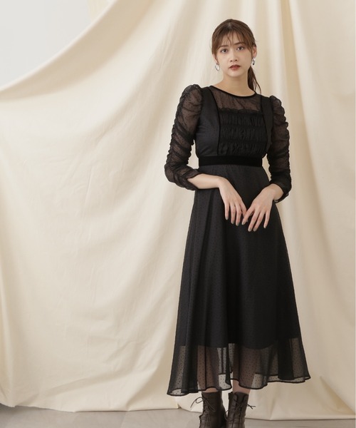 JILL STUART　美品　ワンピース JILL by JILL STUART（ジルバイジルスチュアート） ワンピース シアー