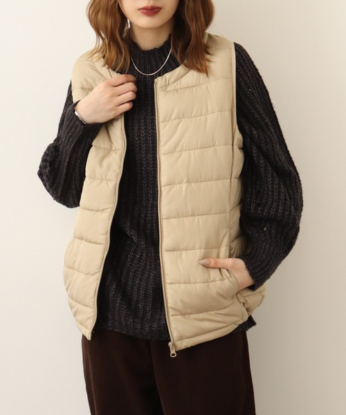 atONE（アットワン） ダウンベスト ベスト 着回しできる防寒ベスト