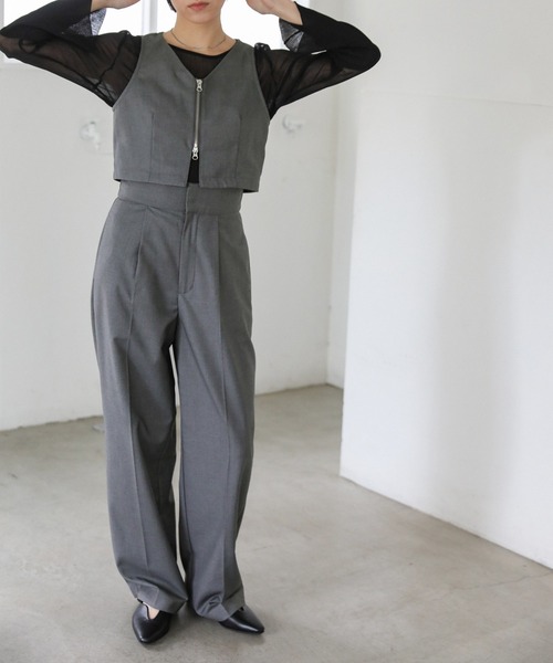 select MOCA（セレクトモカ） ベスト ジレ 「セレモニー」ダブルジップ