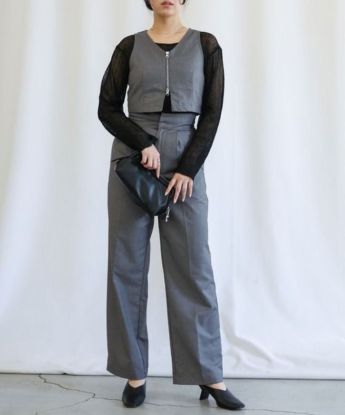 select MOCA（セレクトモカ） ベスト ジレ 「セレモニー」ダブルジップ