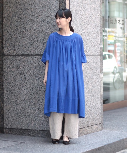 ブラウス シャツ 「Brocante / ブロカント」 80szボイルプリュームチュニック レディース Brocante ブラウス シャツ 「Brocante / ブロカント」 80sz