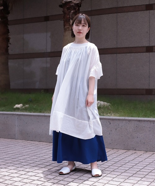 ブラウス シャツ 「Brocante / ブロカント」 80szボイルプリュームチュニック レディース Brocante ブラウス シャツ 「Brocante / ブロカント」 80sz