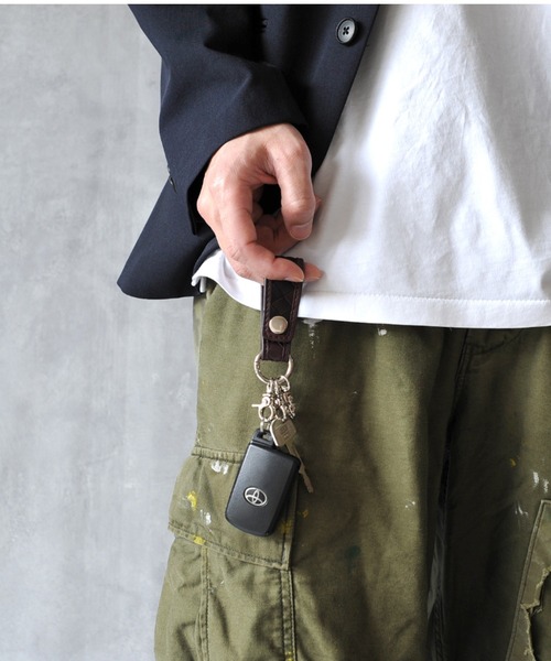 SEEKER キーホルダー 「ANTIQUE MESH」ベルトループ3連