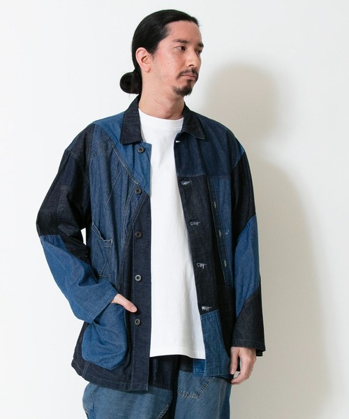 Johnbull（ジョンブル） カバーオール 「rebear by Johnbull」パッチ