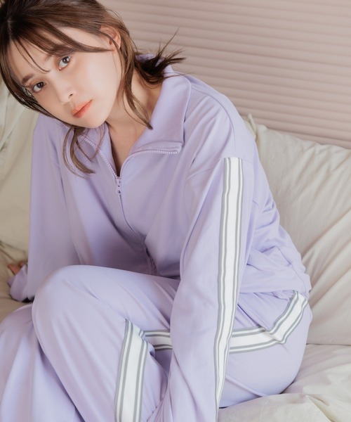 Dita パジャマ ルームウェア おこもりジャージSET UP レディース