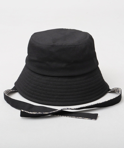 moz（モズ） 帽子 ハット リボン付き バケットハット レディース