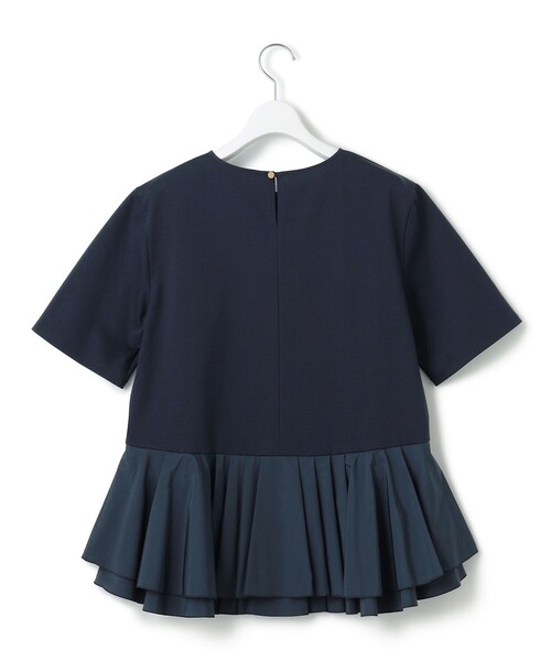 23区 tシャツ 「洗える」コットンポンチコンビジャージー