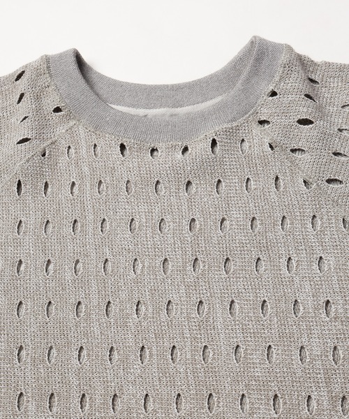 JieDa（ジエダ） セーター ニット HOLE RAGLAN CREW メンズ レディース 