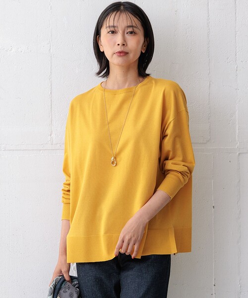 新品【23区】洗える オータムシャイニーニット ライトグレー icb/自由区 新品【23区】洗える オータムシャイニーニット ライトグレー icb/自由