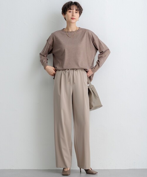 23区 長袖　洗えるシャイニーニット　32 23区（ニジュウサンク） ニット セーター 「洗える」オータム