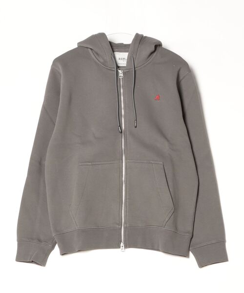 REPLAY（リプレイ） パーカー RED LOGO コットンポリフルジップ