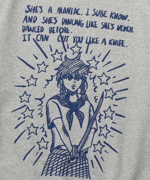 トレーナー スウェット A'GEM/9 × .kom 「NICE GHOST CLUB/ナイスゴーストクラブ」 KNIFE GIRL SWEATSHI NICE GHOST CLUB トレーナー スウェット A'GEM/9 × .kom「NICE