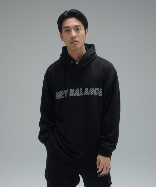 NEWBALANCE ニューバランス　フルジップパーカー　Lサイズ ブラック New Balance フリースパーカー メンズ ニューバランス Tenacity