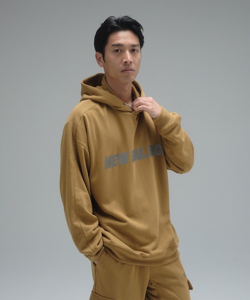 New Balance パーカー MET24 Reflection NB Logo Hoodie メンズ