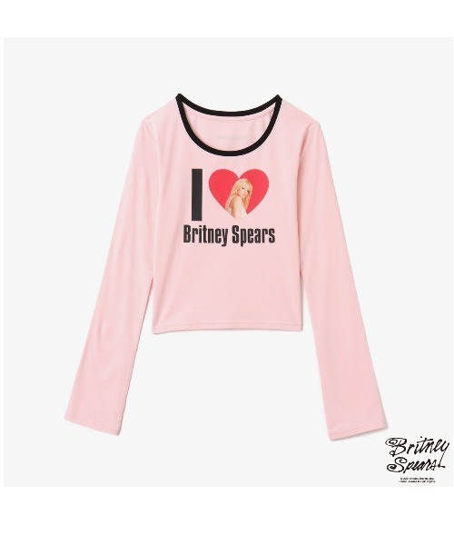 tシャツ atmos pink x Britney Spears I LOVE Britney LS T-shirt / アトモス ピンク X ブリト