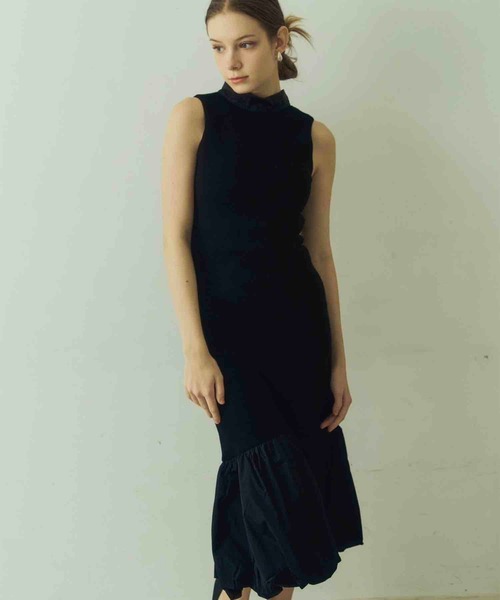 Luan（ルアン） ワンピース 「Luan」バックリボンドッキングワンピ