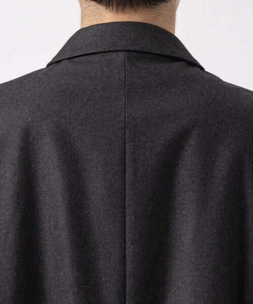 革ジャン ライダース 「ATON / エイトン」 MERINO COLLEGE FLANNEL FLIGHT JACKET メンズの画像