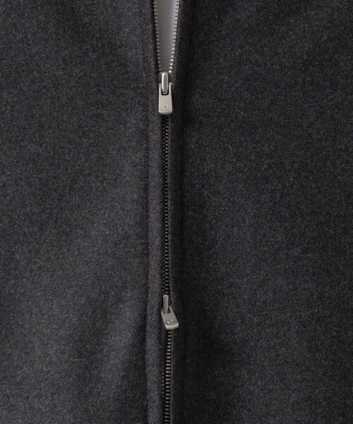 革ジャン ライダース 「ATON / エイトン」 MERINO COLLEGE FLANNEL FLIGHT JACKET メンズの画像
