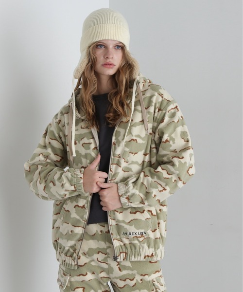 AVIREX（アヴィレックス） パーカー 「直営店限定」LOOSE FLEECE PARKA