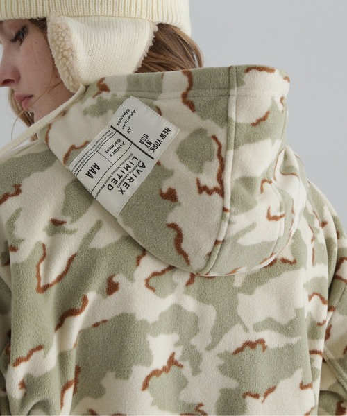 AVIREX（アヴィレックス） パーカー 「直営店限定」LOOSE FLEECE PARKA