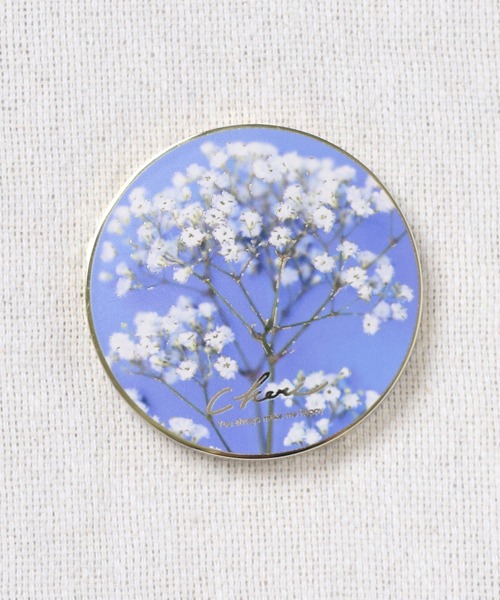 Flowering（フラワーリング） コンパクトミラー 「PLUS FOR me」等倍鏡