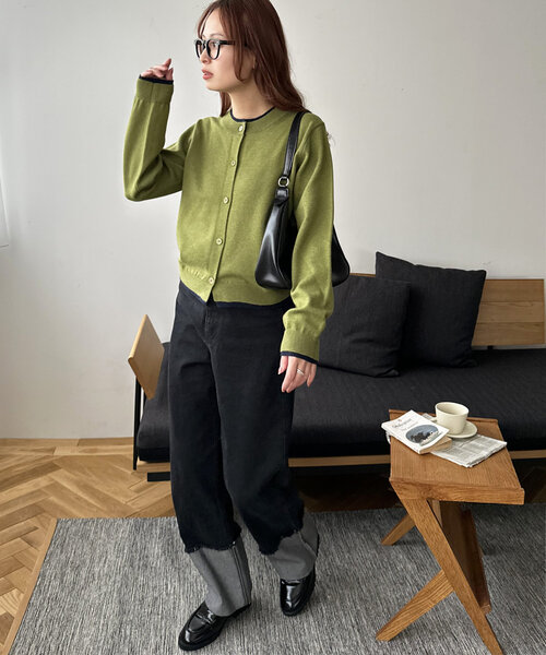 サイドティアードジャケカーデ Discoat（ディスコート） カーディガン 「新色追加!/WEB限定