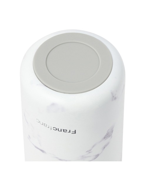 水筒 ワンタッチ ステンレスボトル 480ml マーブルホワイト | Francfranc | 03