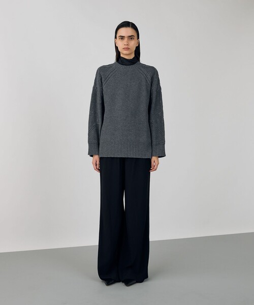 DES PRES（デプレ） ニット セーター セミウーステッドウール クルー