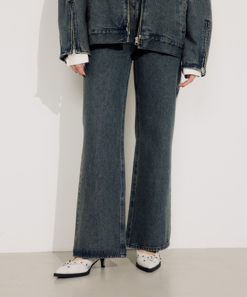 SLY（スライ） ジーンズ デニム デニムパンツ J/W STRAIGHT PT-BE