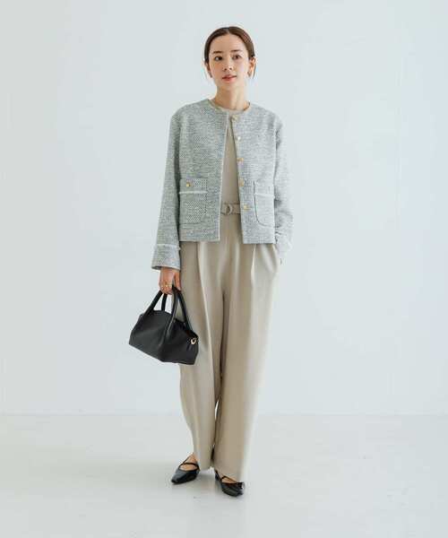 URBAN RESEARCH　ツイードノーカラージャケット URBAN RESEARCH｜ツイードノーカラージャケット | Rakuten